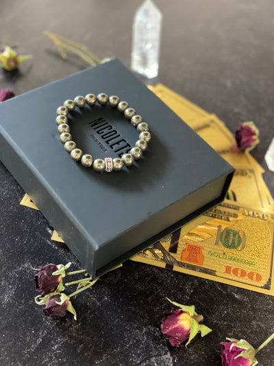 pyrite bracelet